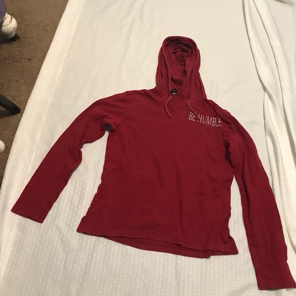 GAP Tops - Red “Be humble” hoodie